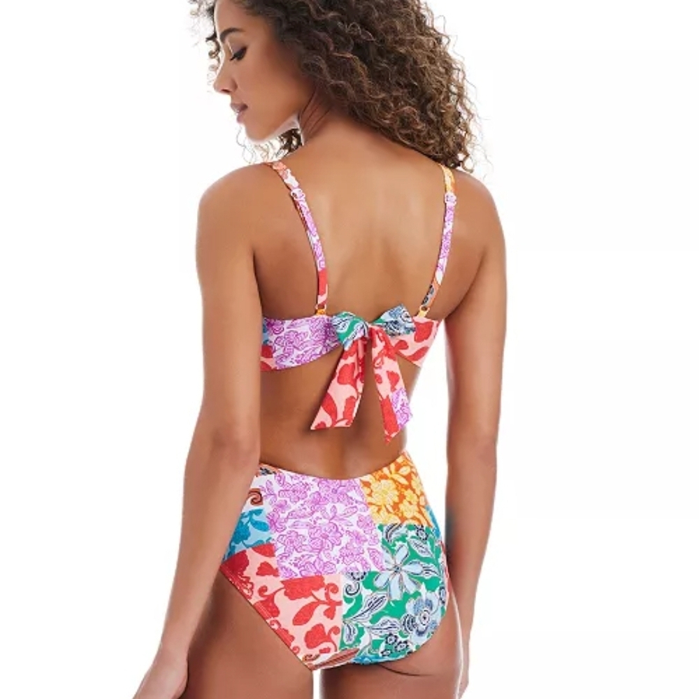 BOGO ! Bar III® Multicolor Floral One Piece Swimsuit - Picture 2 of 4
